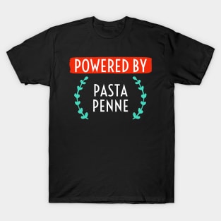 Powered by Pasta Penne T-Shirt